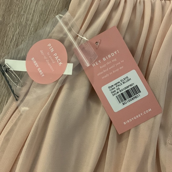 NWT Birdie Grey Elsye Pale Blush Gown! - Picture 7 of 10